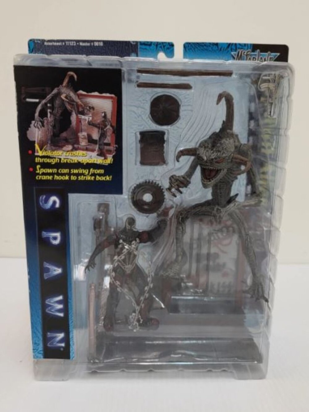 Spawn Alley Play Set McFarlane Toys 1997 Accessories Sealed Spawn & Violator Vtg